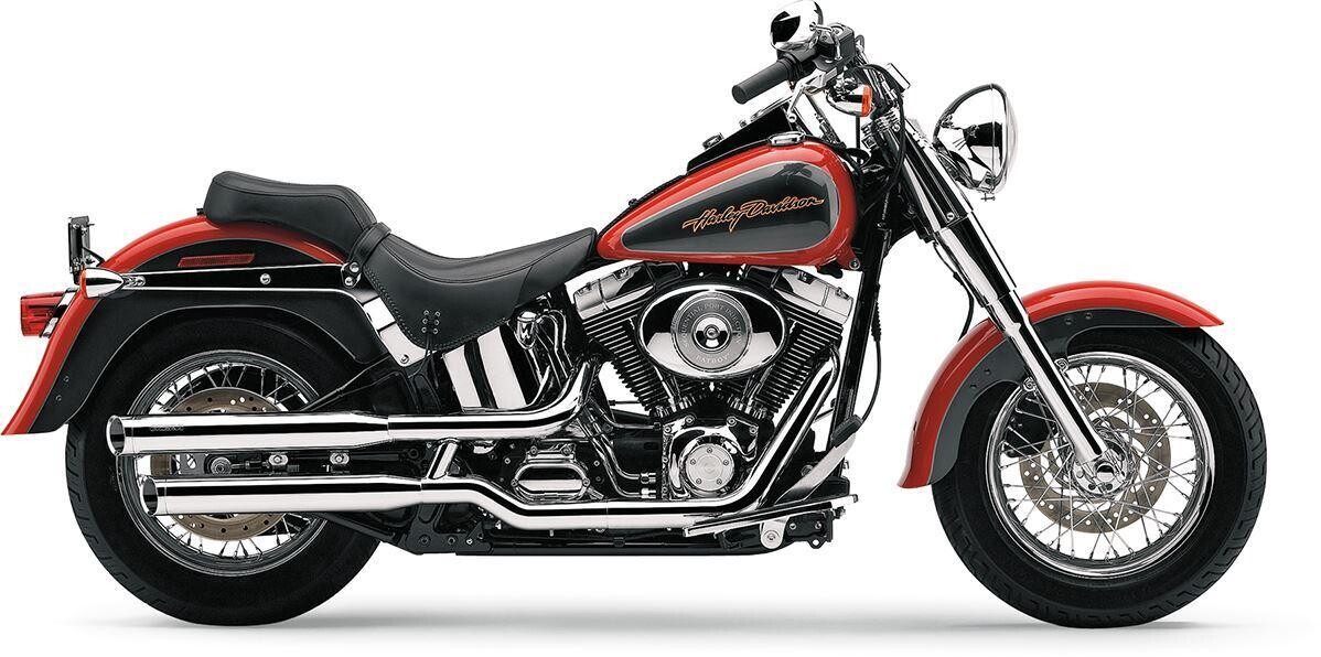 COBRA 3&quot; SLIP ONS CHROME 07-16 Fat Boy MS915568