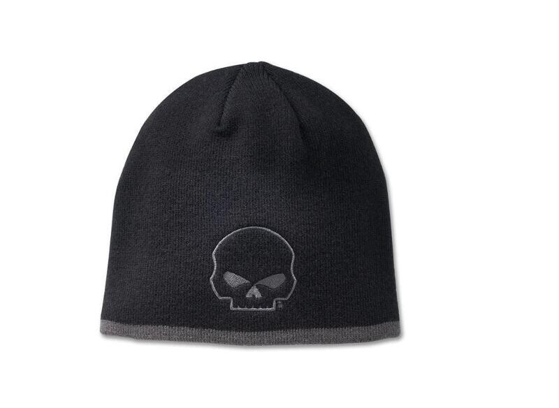 Harley-Davidson Willie G Skull Knit Beanie - Black Beauty 99410-24VM