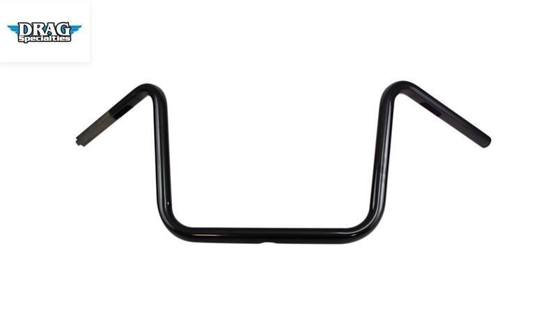 Drag Specialities 12 Inch Ape Hangers 1 Inch Dia, Black 0601-4208
