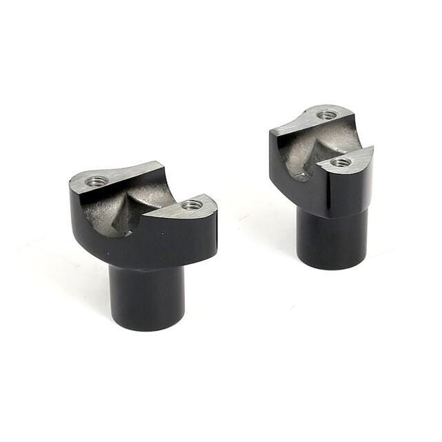 Motorcycle Storehouse OEM Style Risers, 2 Inch, Black, Non-Threaded MS904372