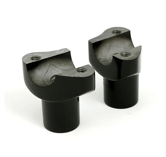 Motorcycle Storehouse OEM Style Risers, 2 Inch, Black, Threaded MS904373