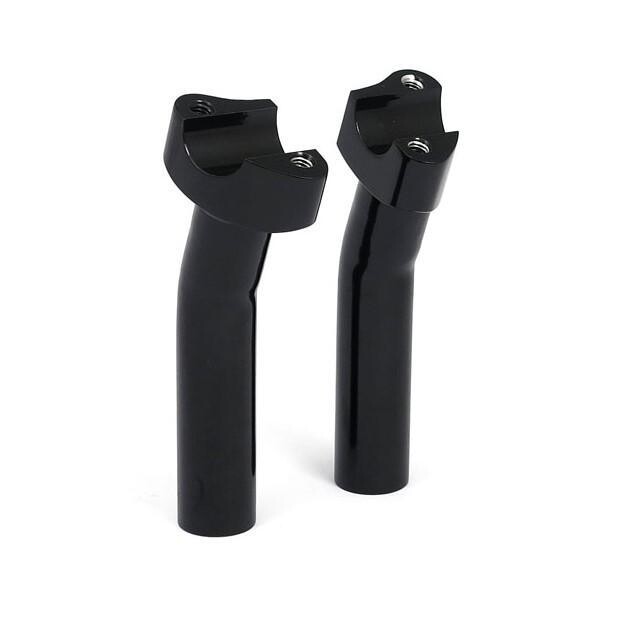 Motorcycle Storehouse Pullback Risers, 5-1/2 Inch Rise, Black MS904408