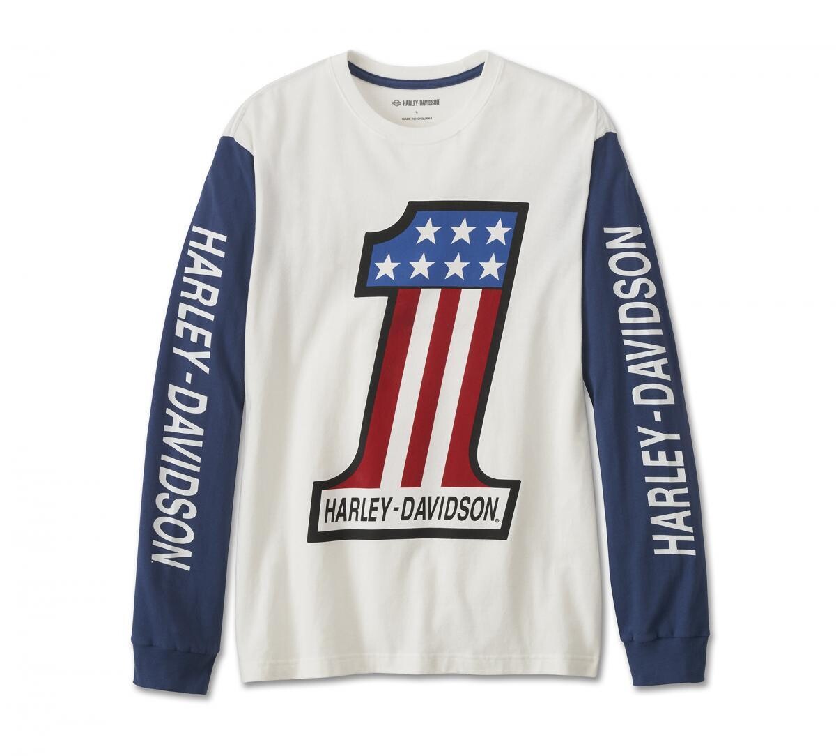 Harley-Davidson Men&#39;s #1 Racing Long Sleeve Tee 99090-24VM