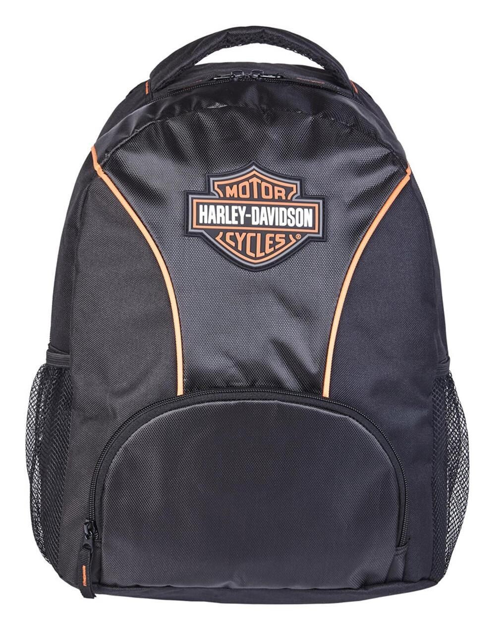 Harley-Davidson Bar &amp; Shield Logo Patch Backpack - Black 90817 
