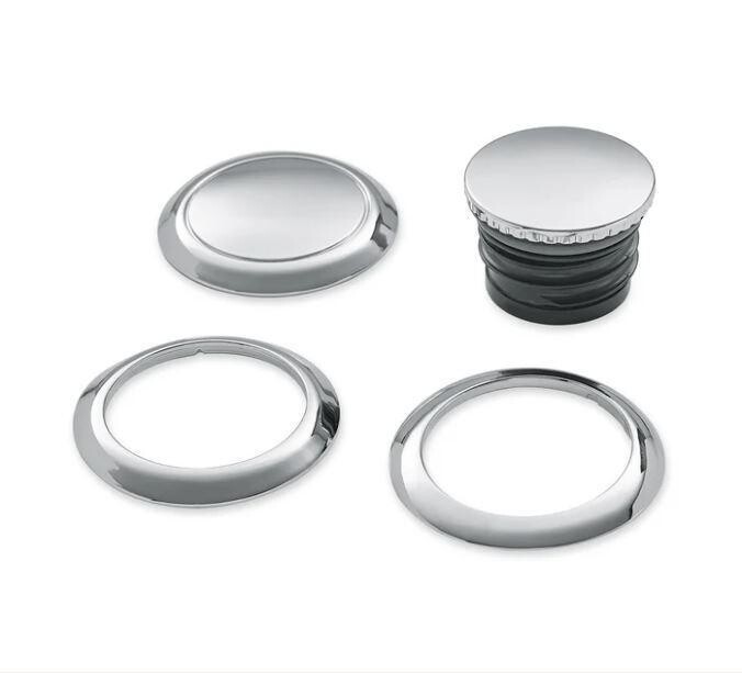 Harley-Davidson Flush-Mount Fuel Cap and Left Side Tank Cap Kit 61100131