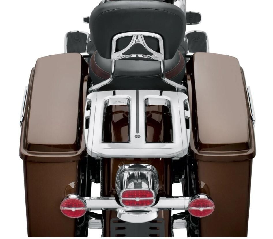 Harley-Davidson Adjustable Two-Up Chrome Luggage Rack 50300044B