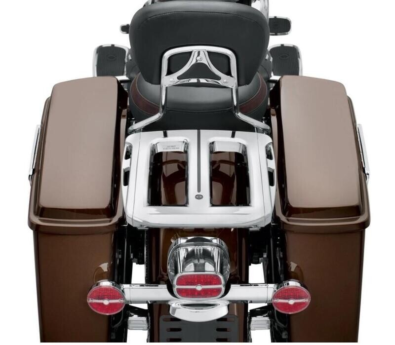 Harley-Davidson Adjustable Two-Up Chrome Luggage Rack 50300044B