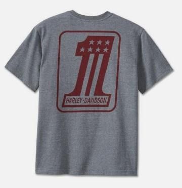 Harley-Davidson Men&#39;s  #1 Race Logo Tee 96806-23VM 