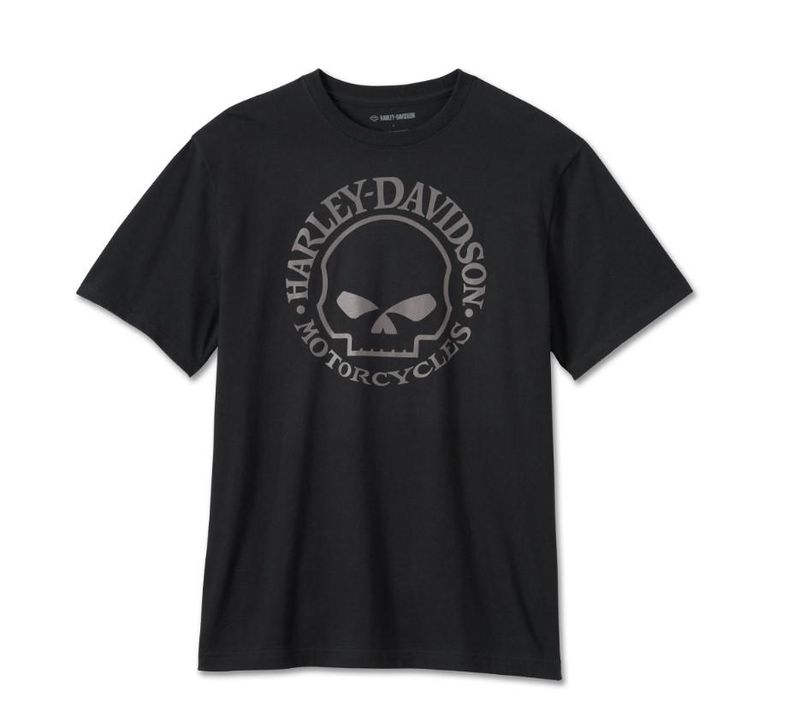 Harley-Davidson Men&#39;s Willie G Skull Tee - Black 99075-24VM