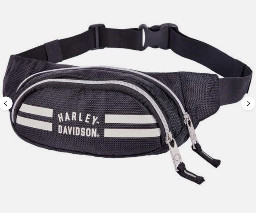 Harley-Davidson STRIPED ZIPPERED ADJUSTABLE HIP PACK 99212