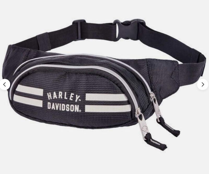 Harley-Davidson STRIPED ZIPPERED ADJUSTABLE HIP PACK 99212