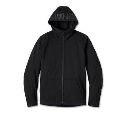 Harley-Davidson Men&#39;s Riding DEFLECTOR 2 Hooded Jacket - Black 98169-24VM