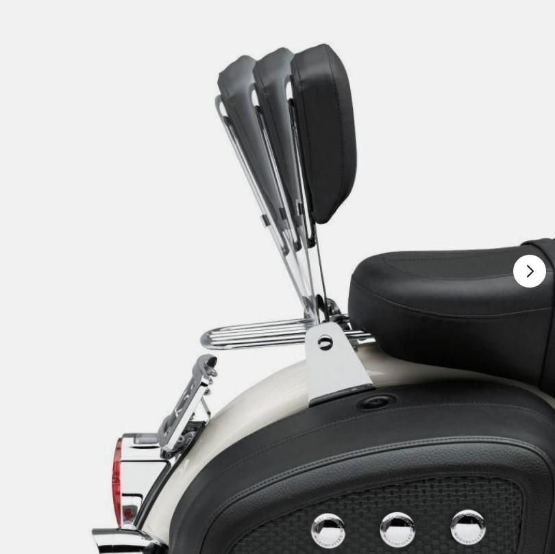 Harley-Davidson DETACHABLE ADJUSTABLE SIDEPLATES - GLOSS BLACK 52300003