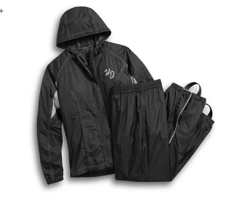 Harley-Davidson Women&#39;s Reflective Waterproof Rain Suit 98154-21VW
