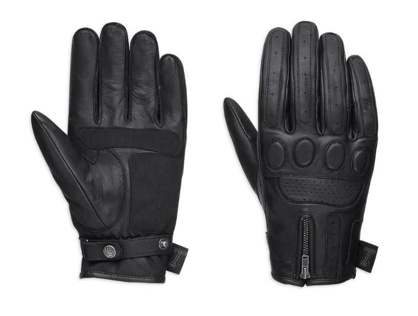 Harley-Davidson Men&#39;s #1 Skull Leather Gloves 98367-17EM