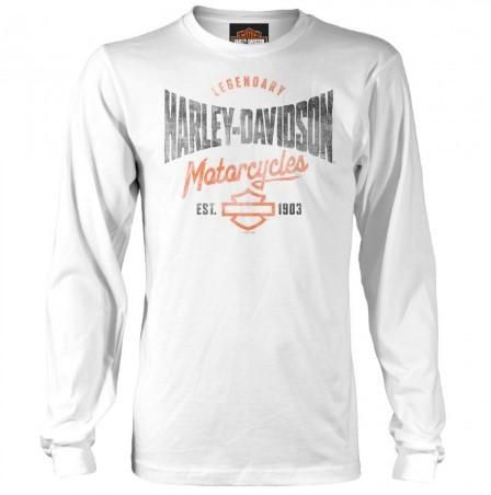 Harley-Davidson &#39;Pile Up&#39; Men&#39;s Dealer L/S  T-Shirt 4029140003