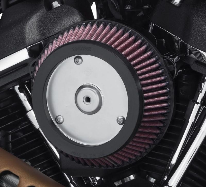 Harley-Davidson Screamin' Eagle Round High Flow Air Cleaner - Center Bolt  29400355 