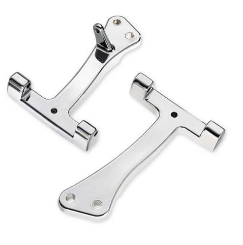 Harley-Davidson Passenger Footboard Support Kit - Chrome, Dyna Models 49279-06