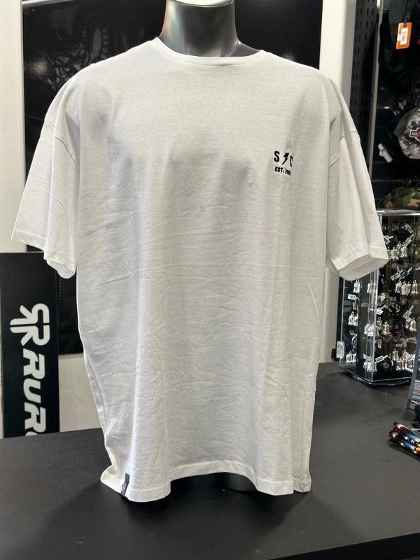 Speed and Custom Address Dealer Tee - White SC add WH