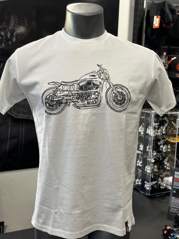 Speed and Custom XLST3 White Dealer Tee  SC XLST3 WH 