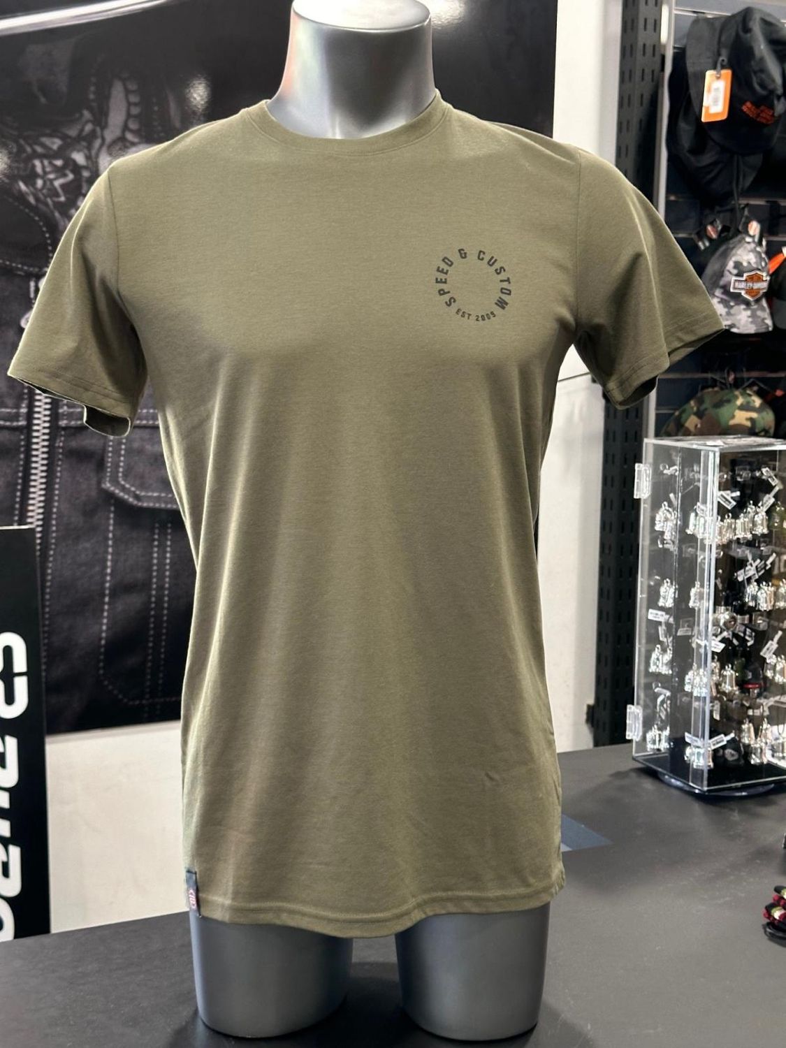 Speed and Custom SK8 Green Dealer Tee SC SK8 TEE 