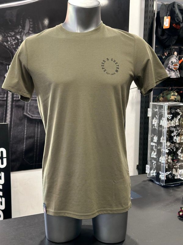 Speed and Custom SK8 Green Dealer Tee SC SK8 TEE 