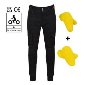 Motogirl LARA Womens Motorcycle Riding Cargo Black Trousers 5060927040522