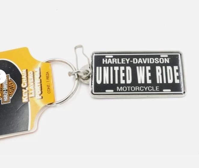 Harley-Davidson United We Ride Metal Key Chain 081134144945