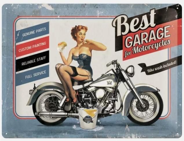 Harley-Davidson Best Garage Metal Sign 30x40 cm 4036113231426