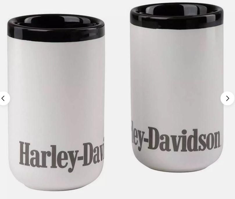 Harley-DavidsonTwo Tone Shooter Shot Glass Set, 3 oz. set of 2  HDX-98660 