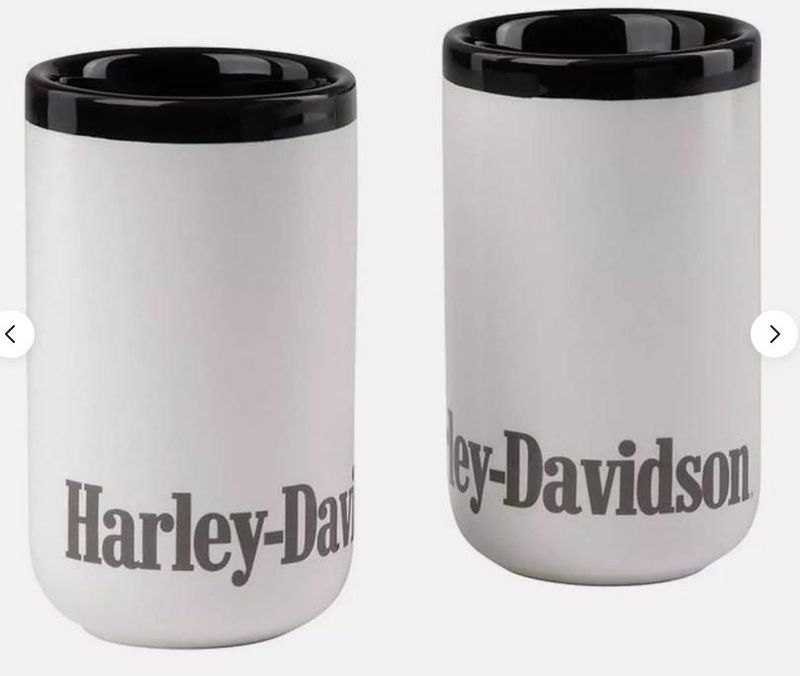 Harley-DavidsonTwo Tone Shooter Shot Glass Set, 3 oz. set of 2  HDX-98660 