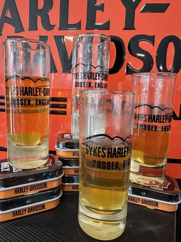 Harley-Davidson SykesHD Dealer Shot Glass   SYKES SHOTGLASS