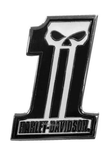 Harley-Davidson 1.25in Skull Dark Custom Pin  82608009229