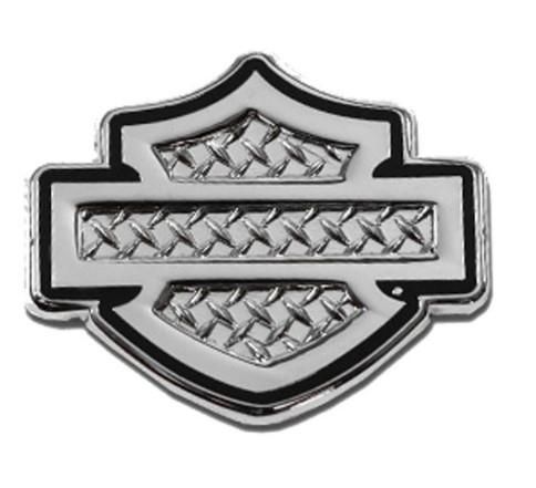 Harley-Davidson 1.5 inch. Toolbox Bar &amp; Shield Logo Metal Pin - Silver 682608016227