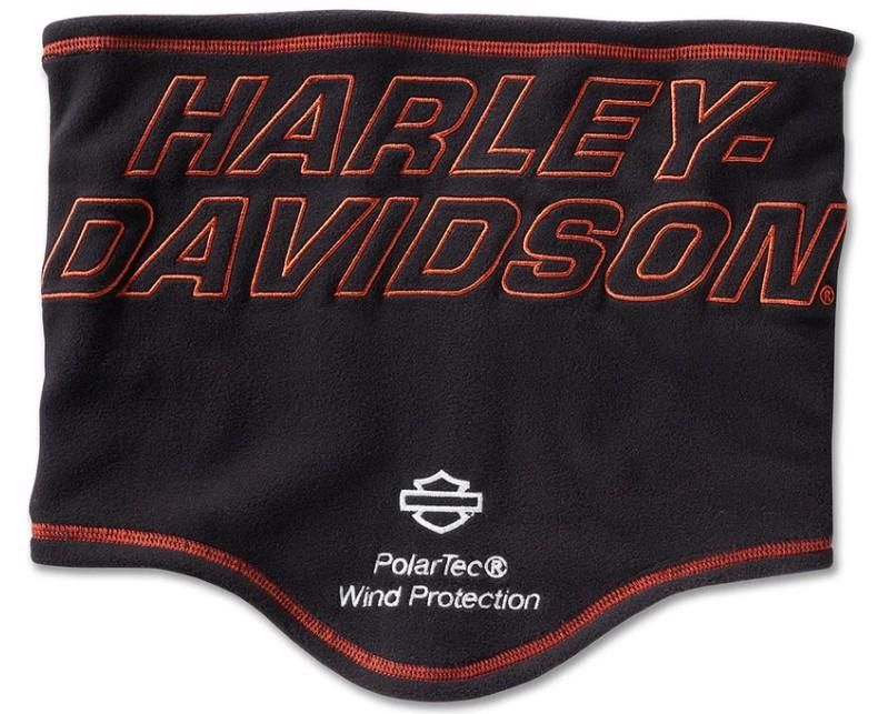 Harley-Davidson Men&#39;s Combustion Windproof Neck Gaiter, Black 97646-24VM