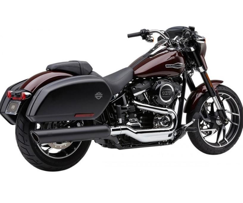 Cobra USA 909 Twins Muffler Black Sport Glide 1801-1301
