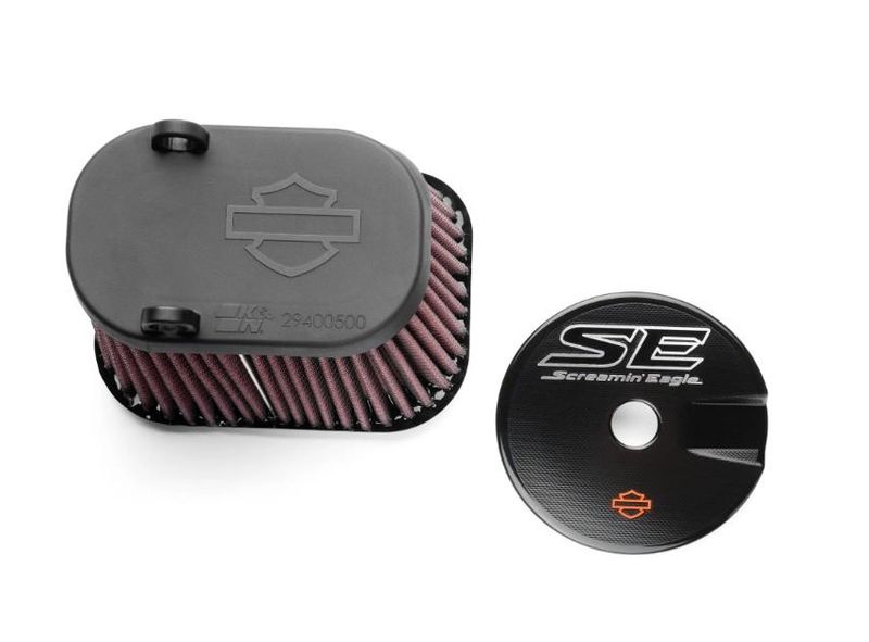 Harley-Davidson Screamin' Eagle High-Flow Air Filter and Air Cleaner Trim 29400494 