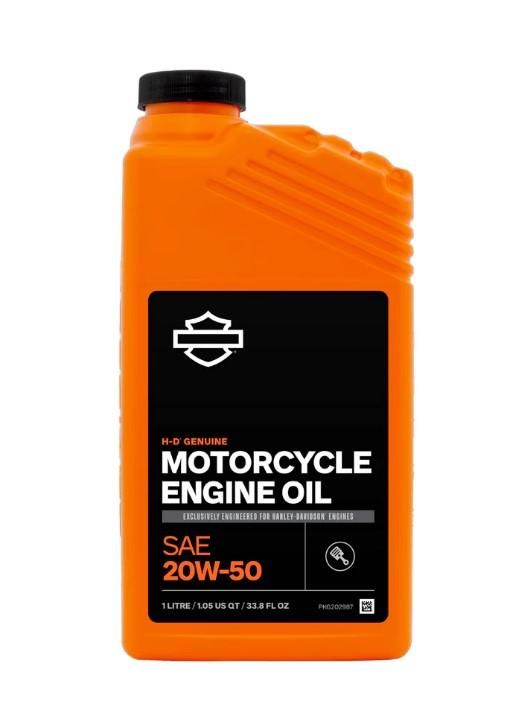Harley-Davidson 20W-50 Genuine Motorcycle Oil, 1L 62600017