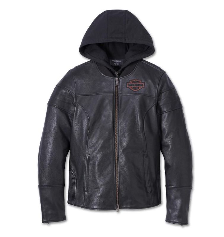 Harley-Davidson Women&#39;s Miss Enthusiast 2.0 Leather 3-in-1 Jacket 98020-23EW 