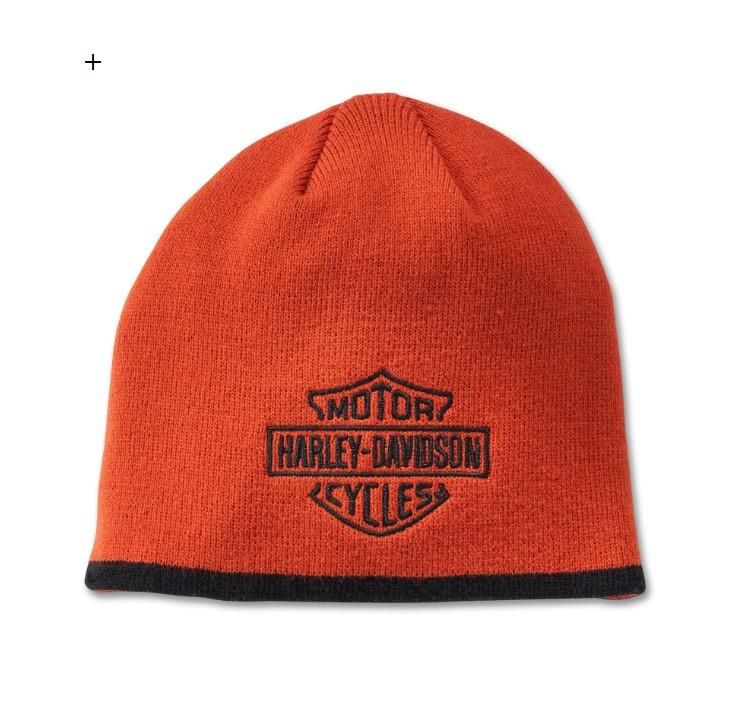 Harley-Davidson Bar &amp; Shield Knit Beanie - Vintage Orange 99409-24VM