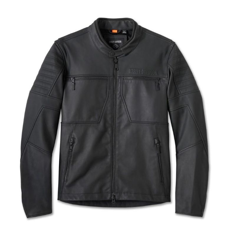 Harley-Davidson Men&#39;s Willie G Skull Graphic Leather Riding Jacket 98004-25VM
