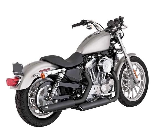 Vance and Hines Twin Slash 3 inch Slip Ons 04-13 Sportster XL MS981778