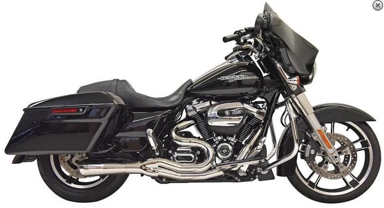Bassani Mid-Length Road Rage Chrome 2017-22 Tourer  Megaphone Muffler 1800-2506
