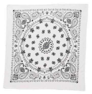 Harley-Davidson American Heritage Oversized Bandana - White 97696-22VX