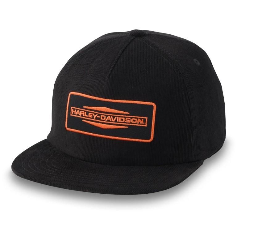 Harley-Davidson Stacked Bar Shield 5-Panel Cap - Black 97613-25VM