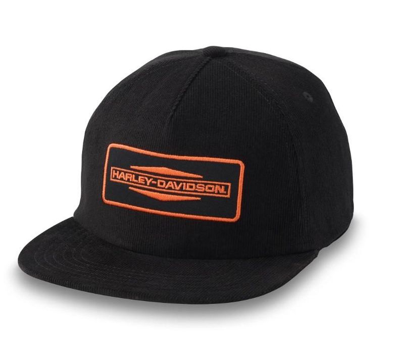 Harley-Davidson Stacked Bar Shield 5-Panel Cap - Black 97613-25VM