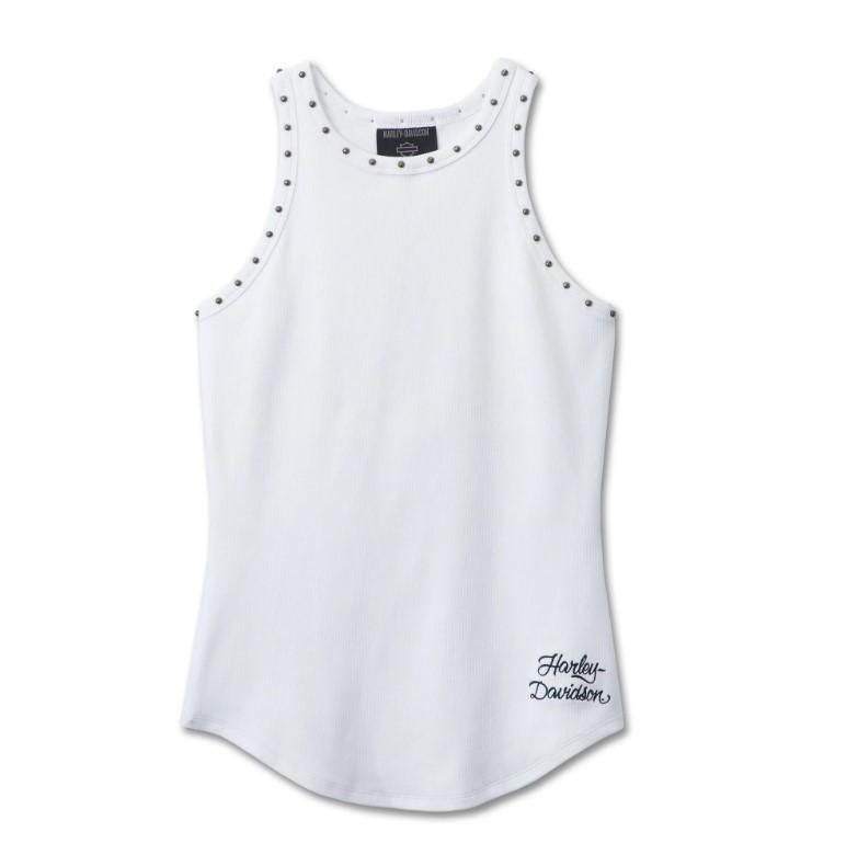 Harley-Davidson Women&#39;s Sedona Tank - Bright White 96582-24VW