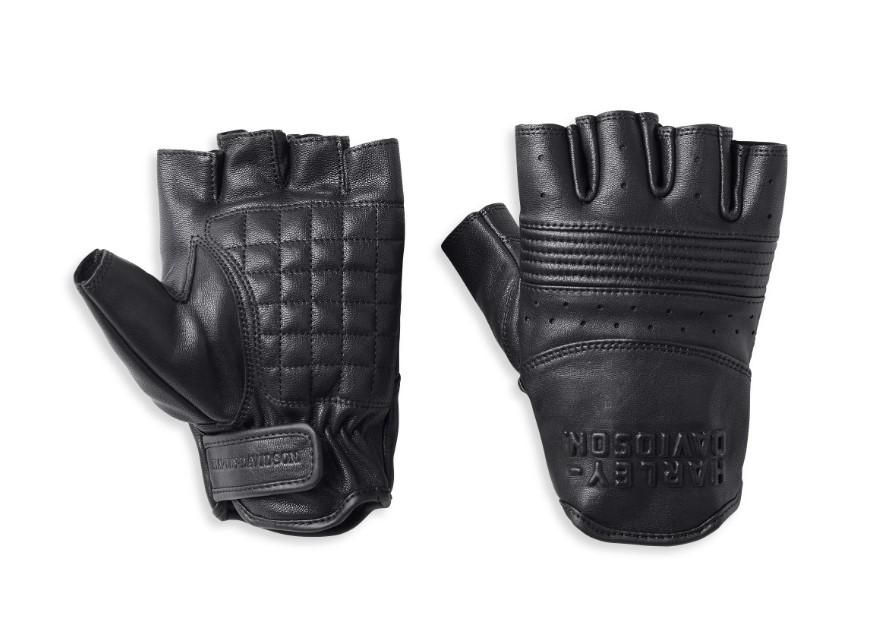 Harley-Davidson Oakbrook Fingerless Leather Gloves 98143-22VM