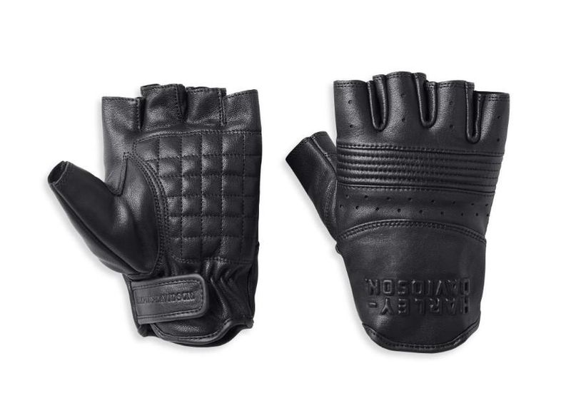 Harley-Davidson Oakbrook Fingerless Leather Gloves 98143-22VM