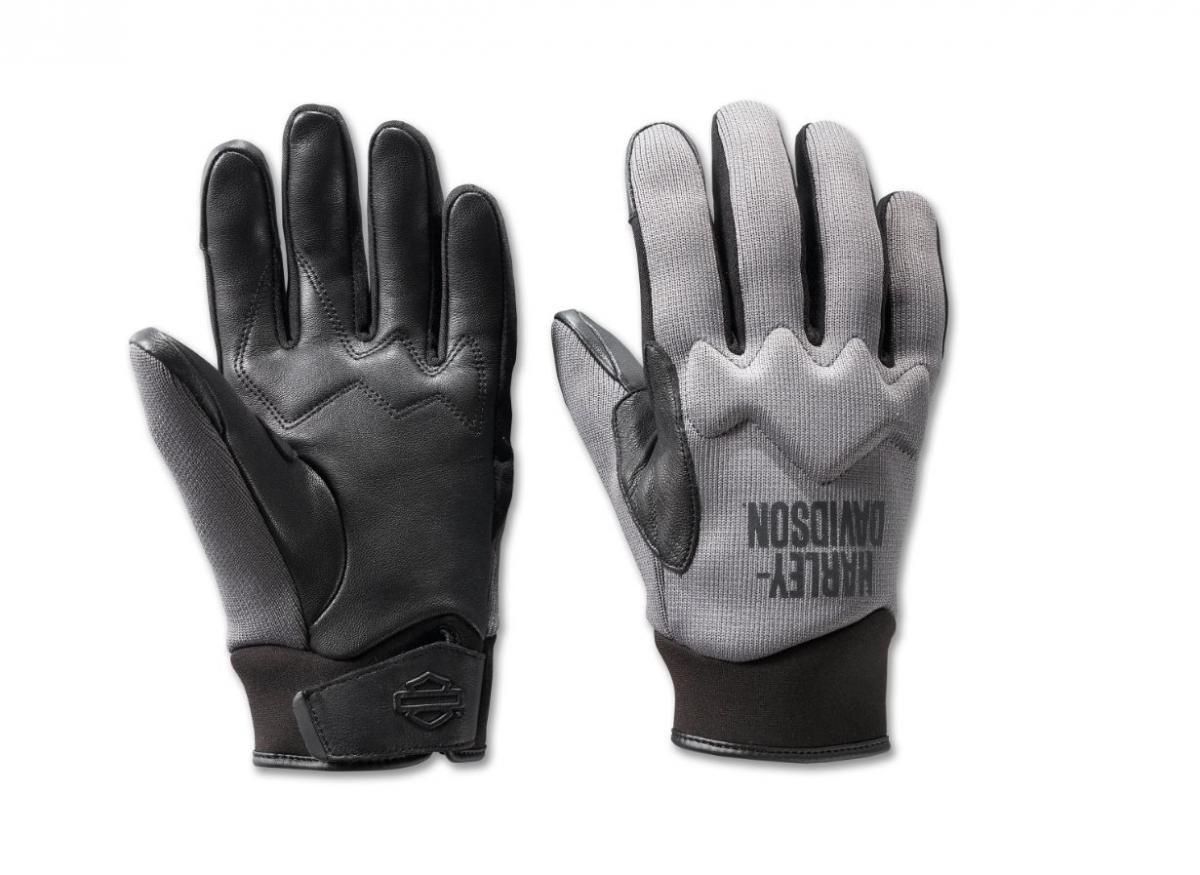 Harley-Davidson DYNA KNIT MESH Gloves - Cool Grey 98143-24VM